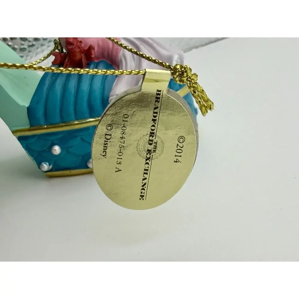 Bradford Exchange Disney Ariel Once Upon A Slipper Shoe Ornament WT